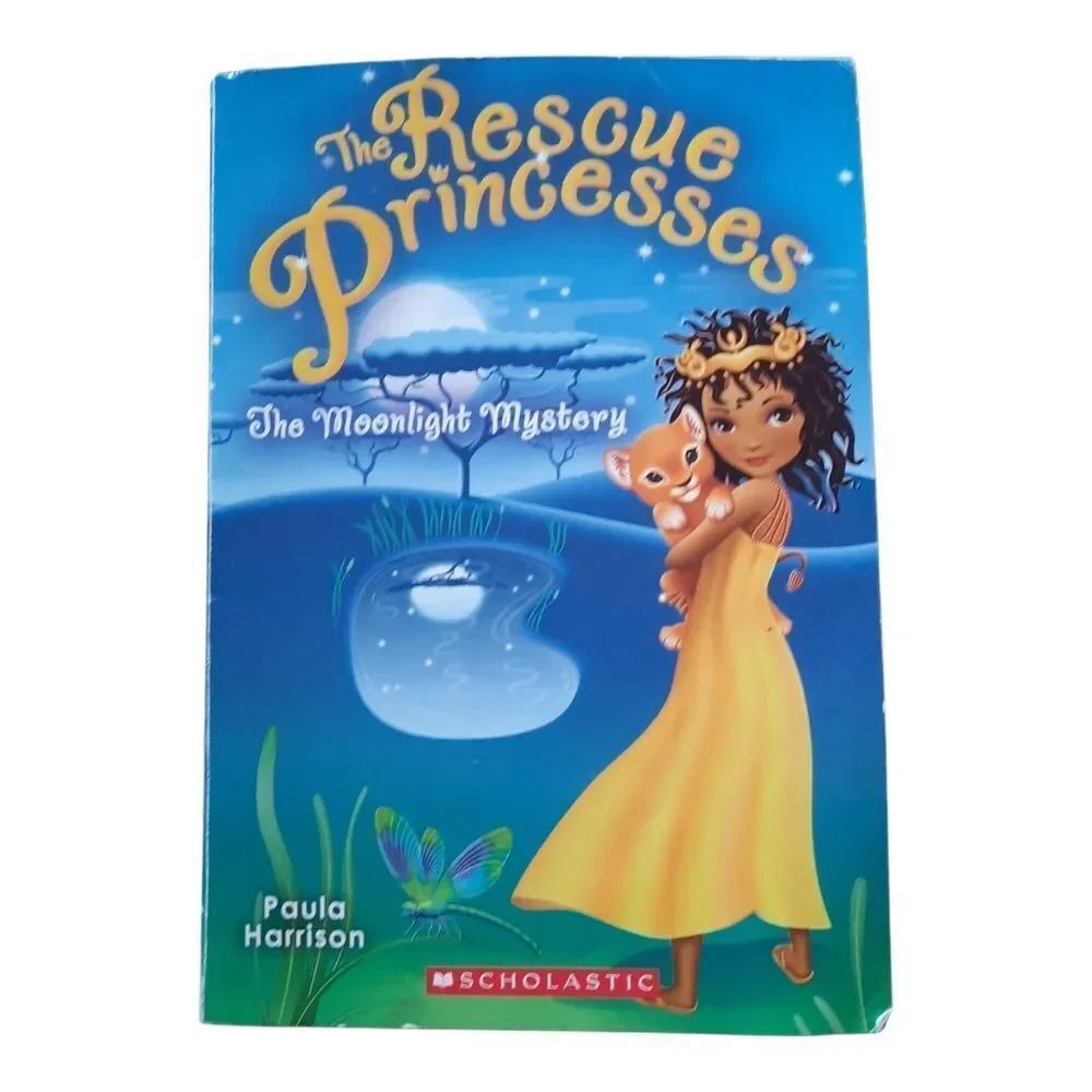 Scholastic Book with Blue and Green Cover - Rescue Princesses